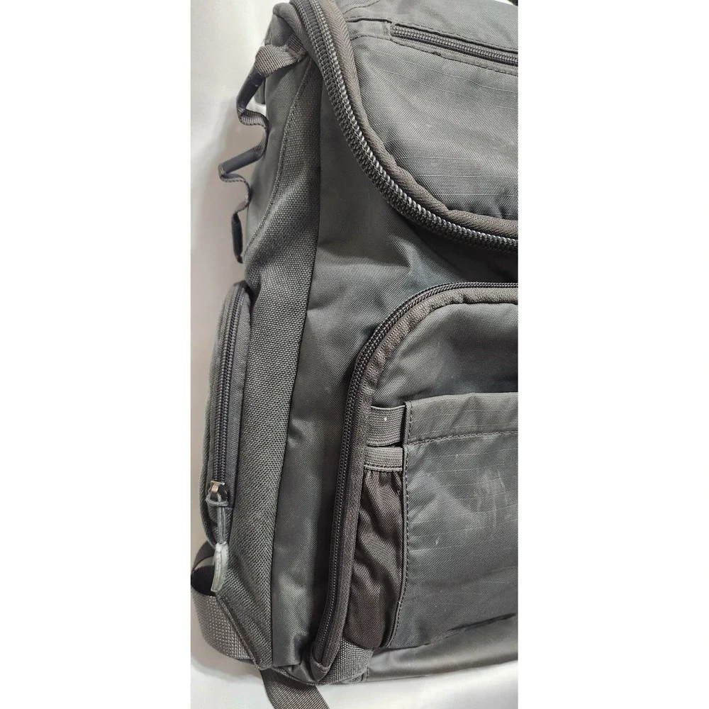 Briggs & Riley Gray Ballistic Nylon Cargo Laptop Backpack BP118-25 Travel Bag